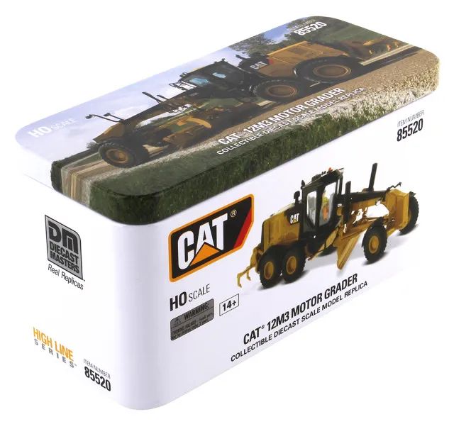 Miniatura - Caterpillar 12M3 Motor Grader 1:87 - Importada, Lacrada - Foto 4