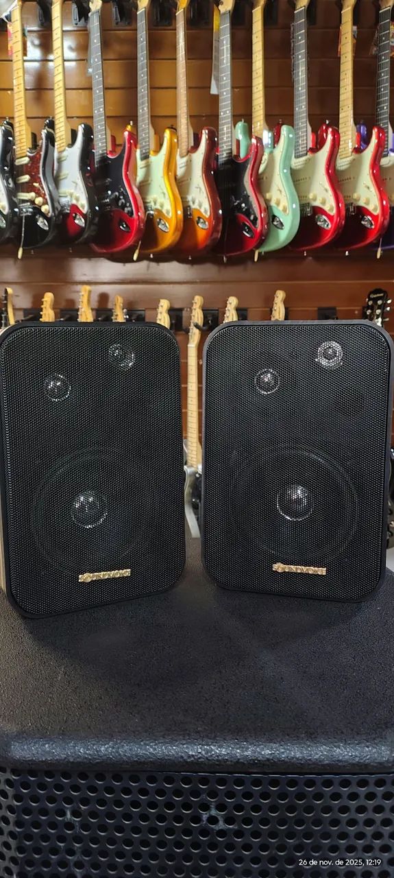 Caixa de Som acústica Passiva 60W para Som Ambiente Studio comércio - Foto 5