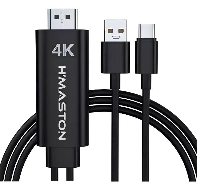 Cabo Adaptador Tipo C Para Hdmi Usb-c P/ Notebook Smartphone - Foto 3