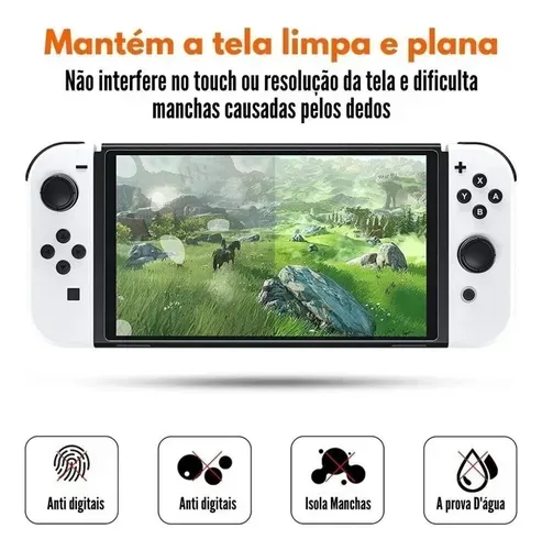 Película de Vidro Nintendo Switch OLED