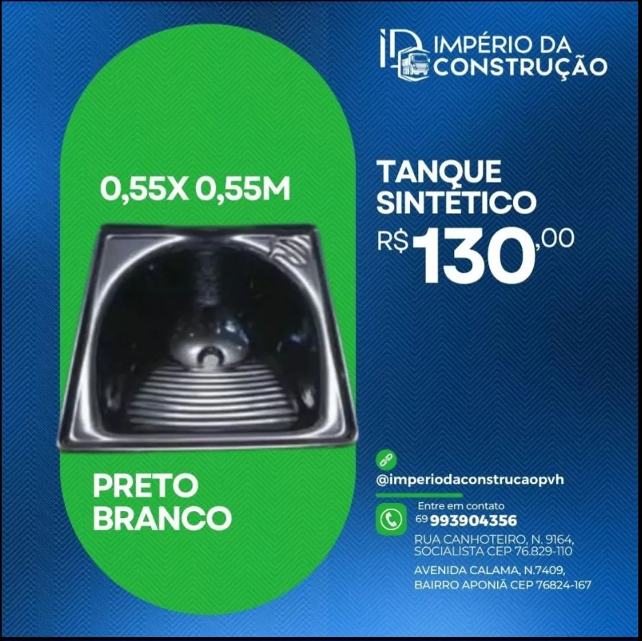 Promoção Tanques sintético
