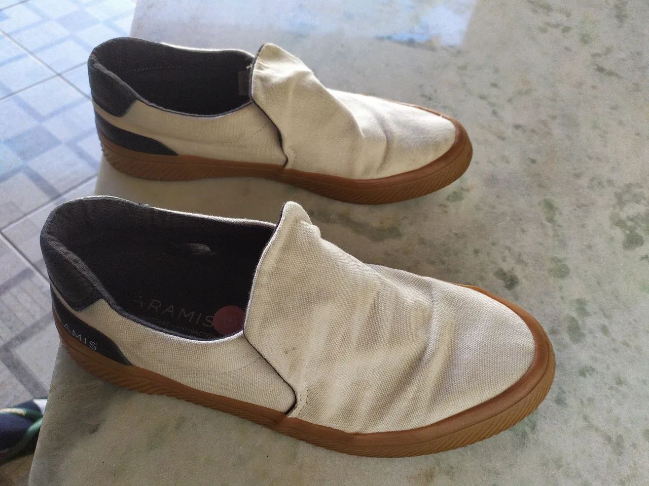 Tênis Slip On Aramis Bege - Foto 4