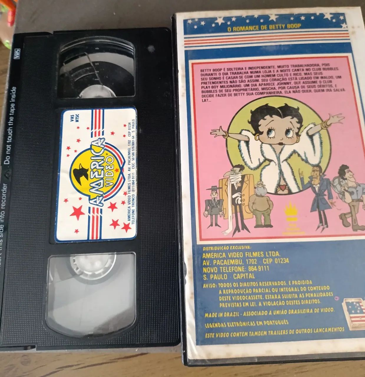 Fita VHS O romance de Betty Boop - Foto 3