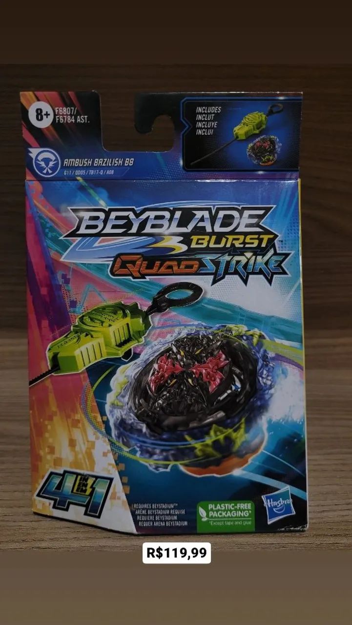 Beyblade Burst Quadstrike - Ambush Bazilisk BB