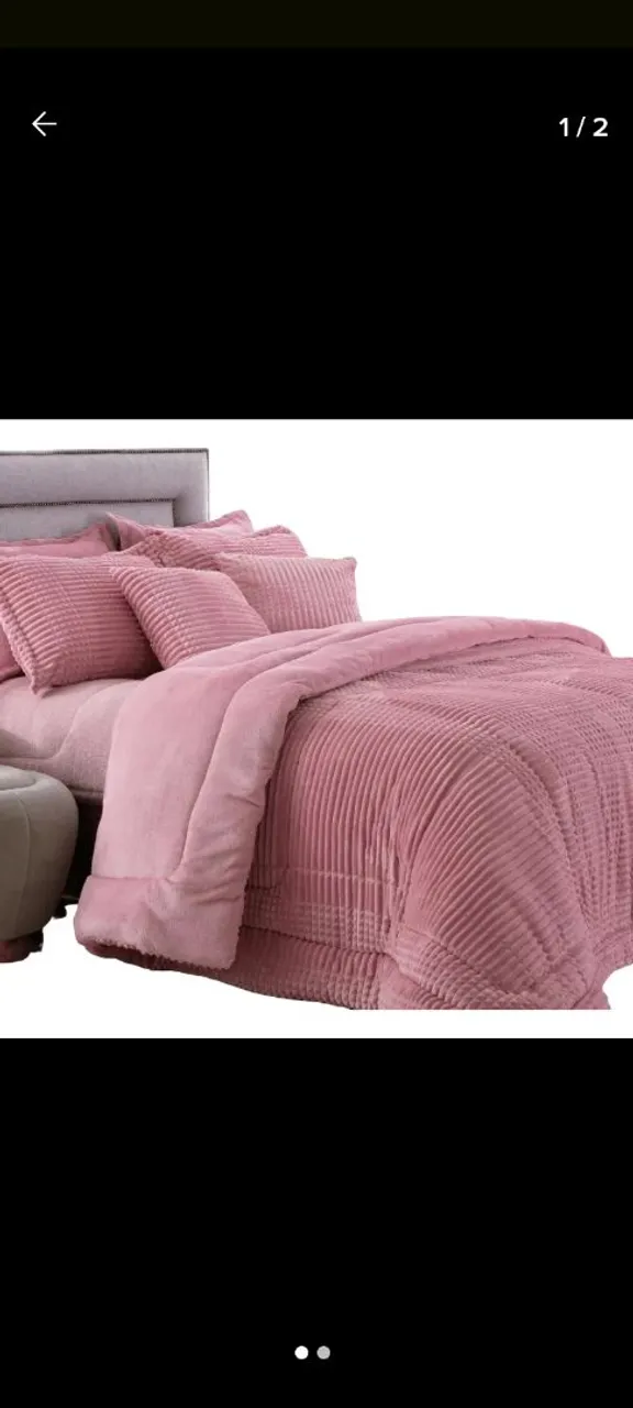Jogo de Cama Rosa Confortável e Elegante