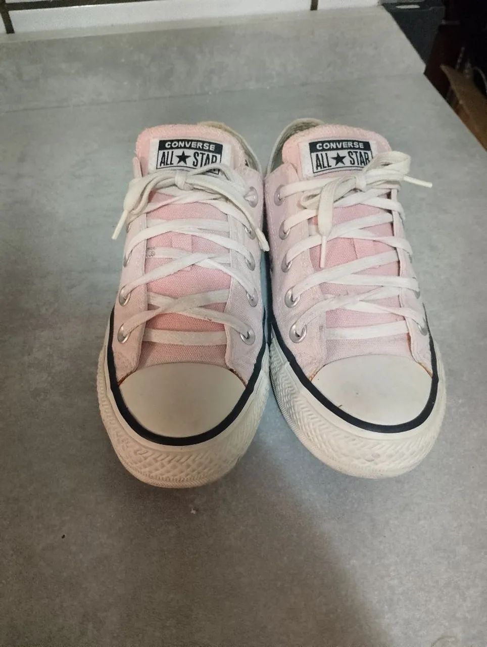 Converse All Star Rosa tamanho 34 - Foto 3
