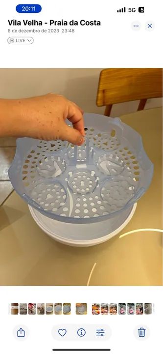 Esterilizador de Vapor para Mamadeiras e Chupetas