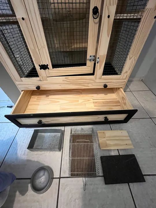 Gaiola para Roedores - Madeira de alta qualidade - Foto 3