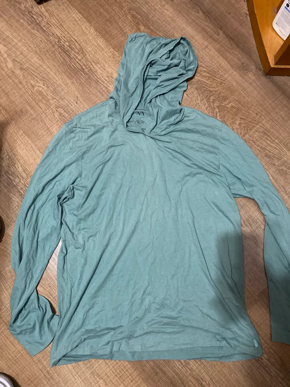 Blusa manga longa com Capuz Armani EXchange