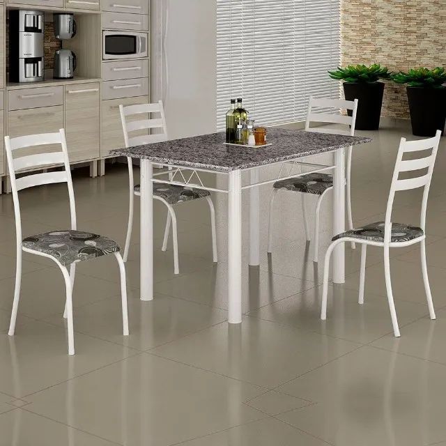 Mesa 4 cadeiras Ronaldo - Foto 2