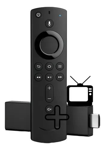 Fire Tv Stick 4k Controle Remoto Por Voz Alexa Amazon Preto ...