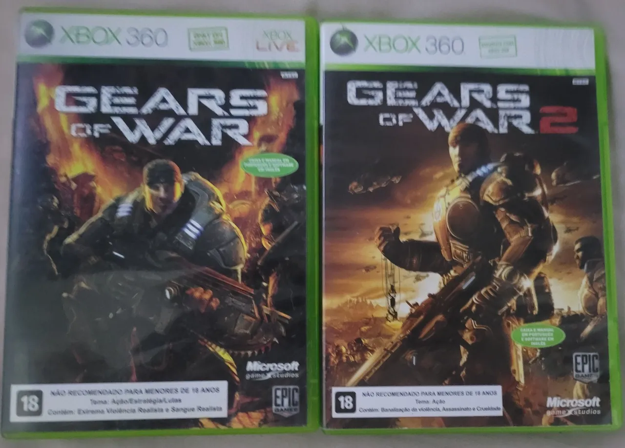 Gears of War e Gears of War 2 - Xbox 360