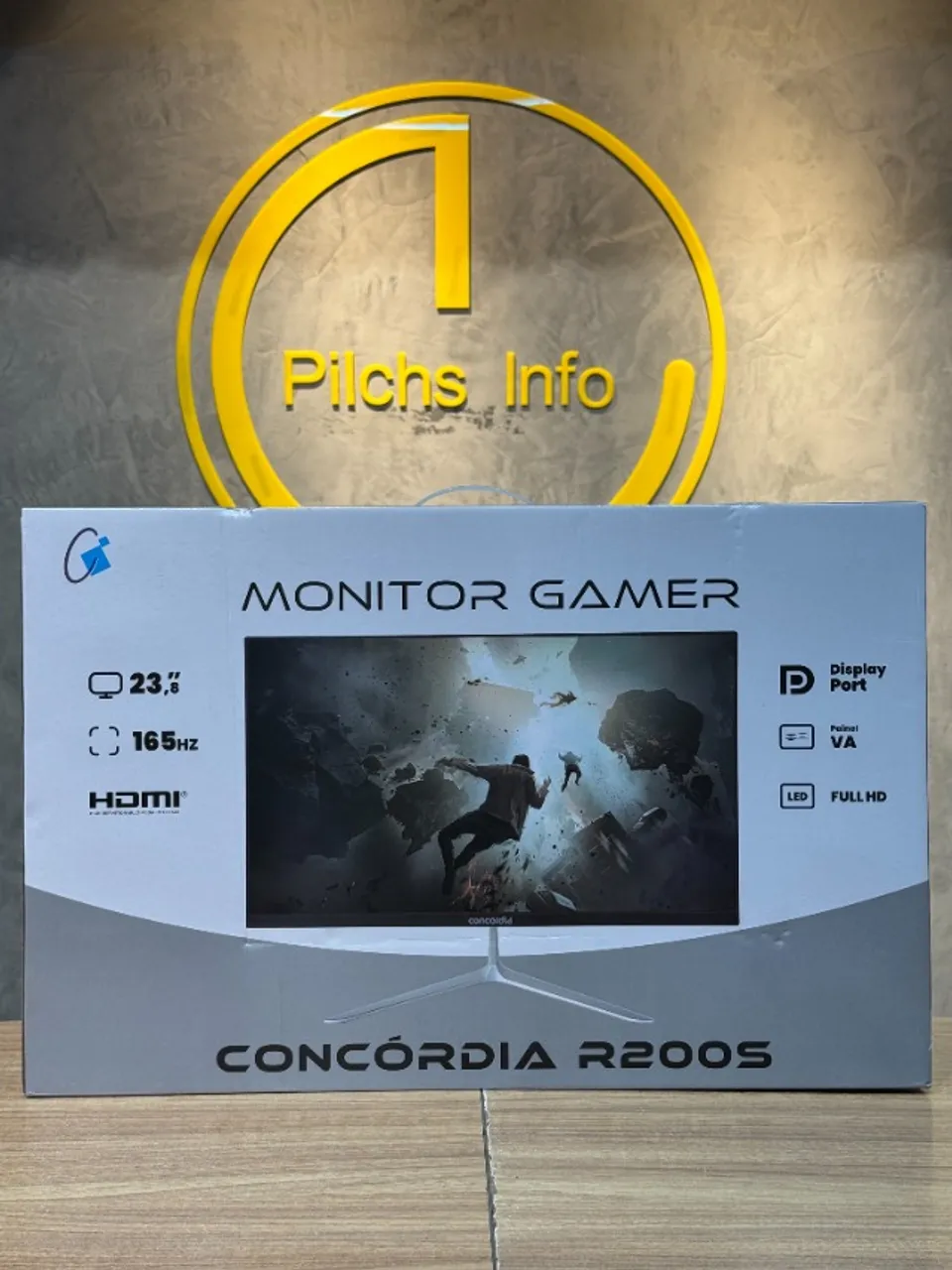 Monitor Gamer Concórdia R200S - 24* - 165Hz - Loja Física - Garantia