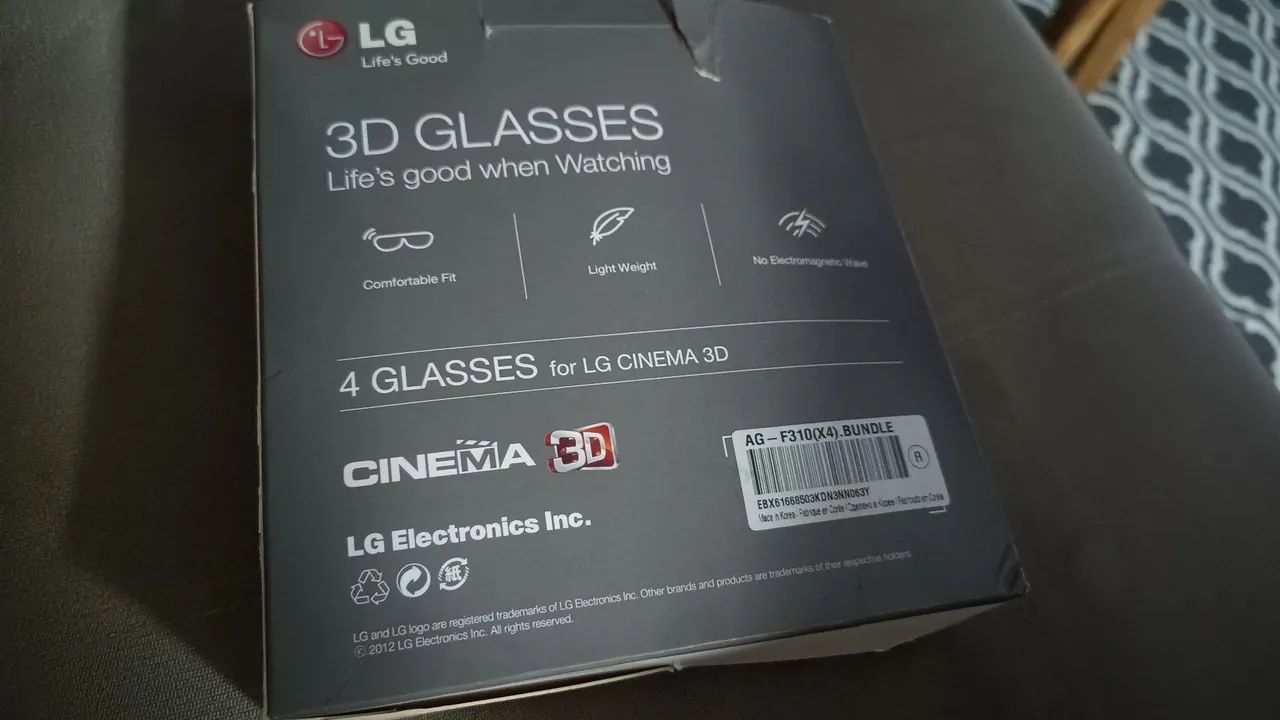 Óculos 3D LG Cinema 3D - 4 peças - Foto 2