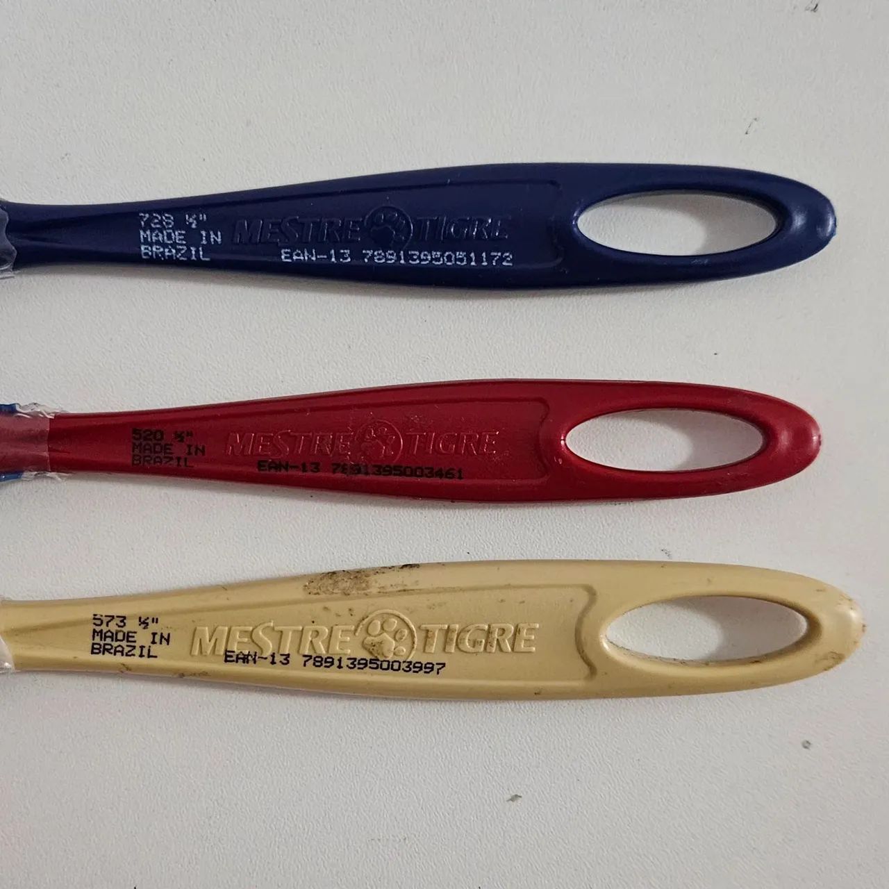 Conjunto de Trinchas Pincéis Tigre - 3un. Parede e Madeira - Foto 2