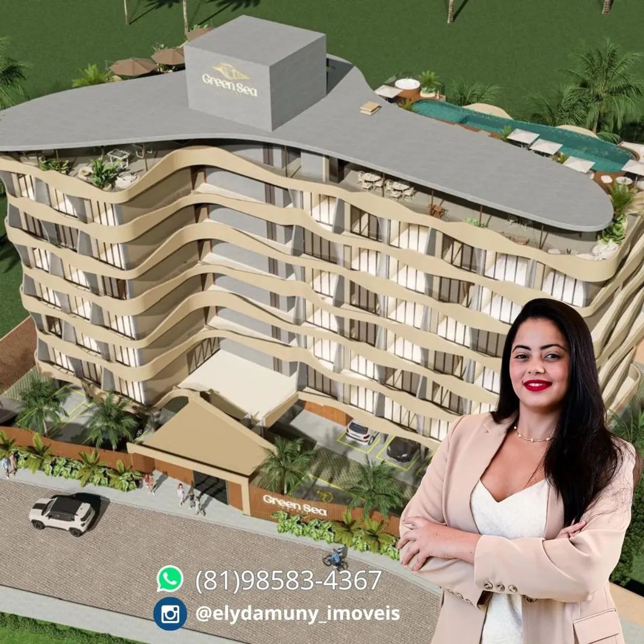 Lançamento de Flats Studios na Praia de Campas - Tamandaré | Green Sea Deluxe