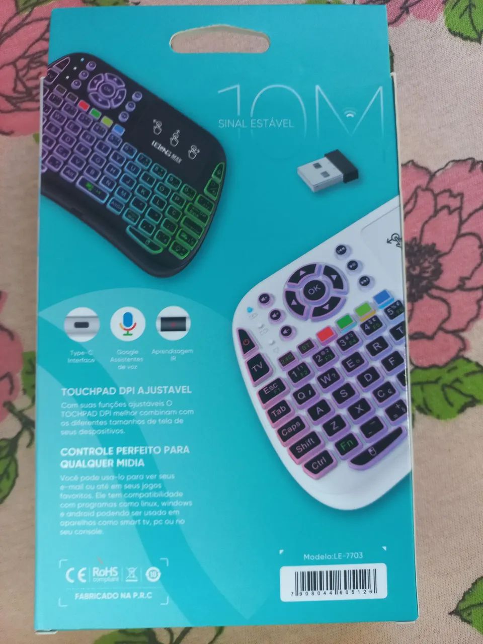 Mini Teclado Wireless Lelong Max LE-7703 - Foto 2