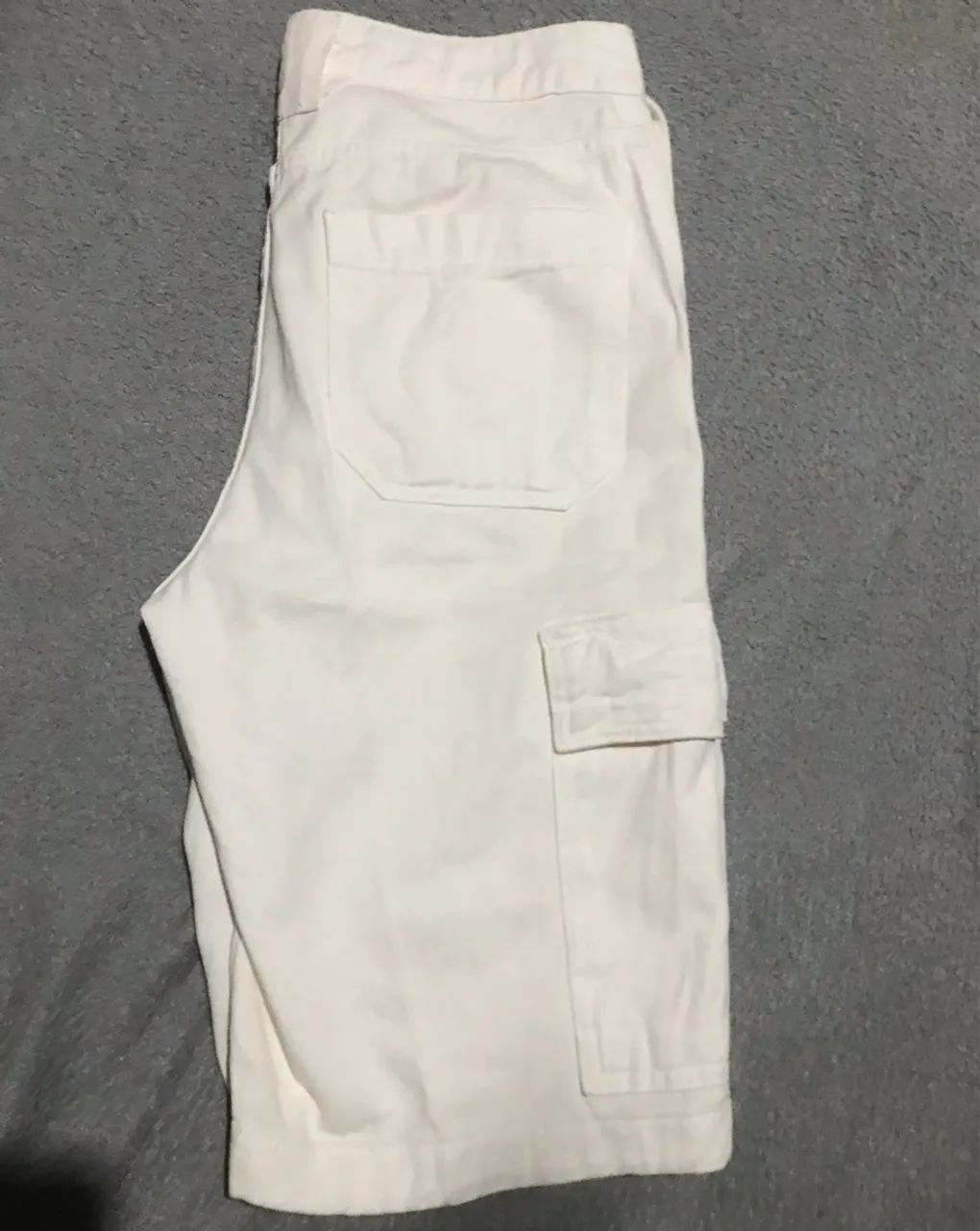 Shorts Cargo Off White - Foto 2