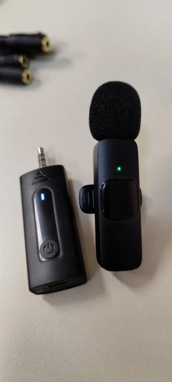 VANdlion Microfone Profissional Lapela Wireless bluetooth P3-3.5 mm/Para Som Externo