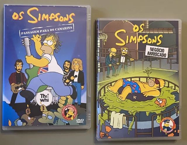Lote de 5 DVDs - Era do Gelo, Simpsons e Asterix - Foto 2