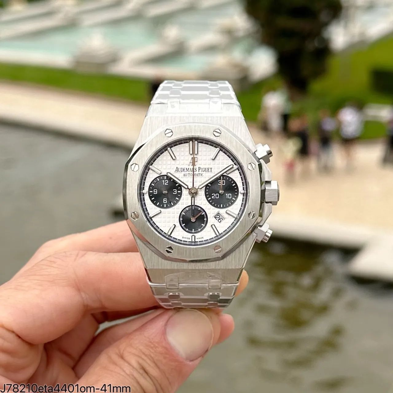 Audemars Piguet ボールペン シルバー Relógio Audemars Piguet Automático 41mm - Acessórios - Cerqueira