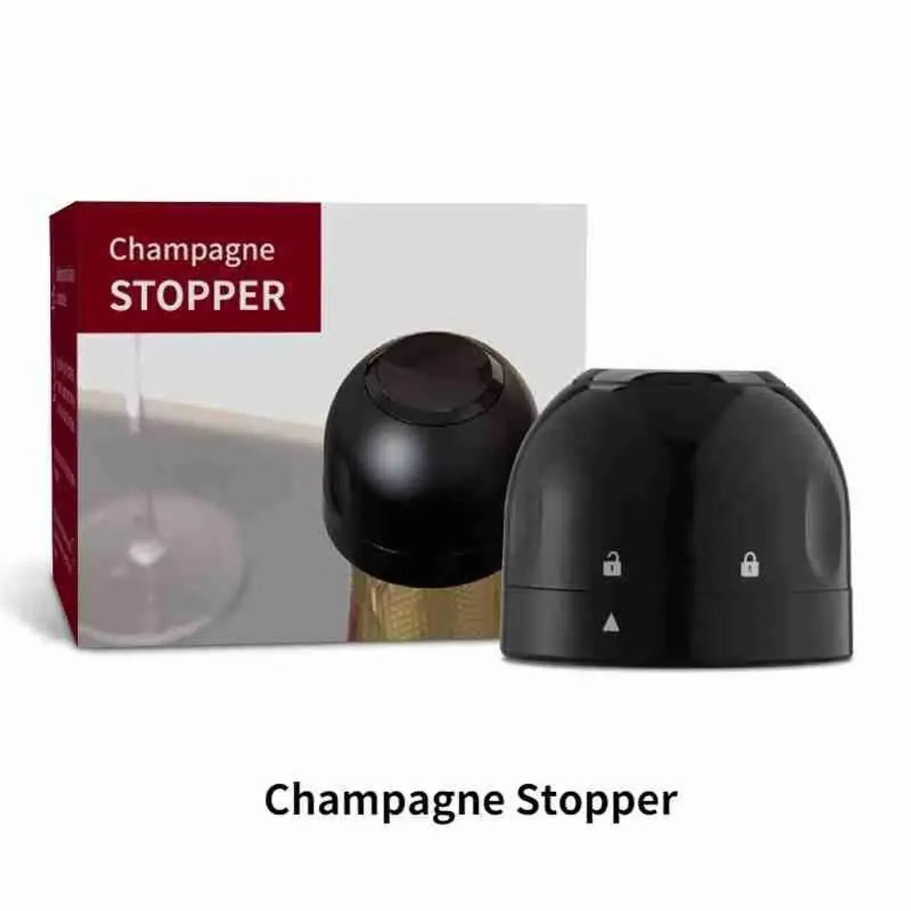 Tampa Rolha Pressão a vácuo Garrafas de vinho  e champagne espumante - Foto 2