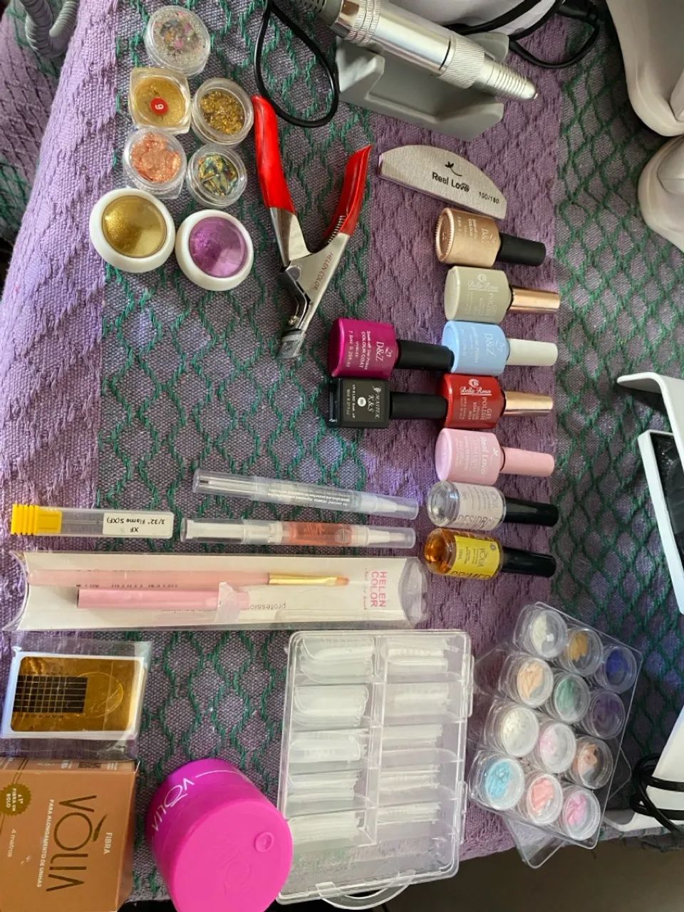 Kit NAIL DESIGN (iniciante) produtos seminovos e novos (preço a negociar) - Foto 4