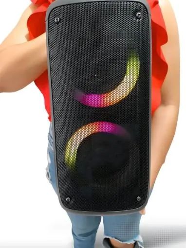 Caixa de Som Bluetooth com Luzes LED - Foto 4