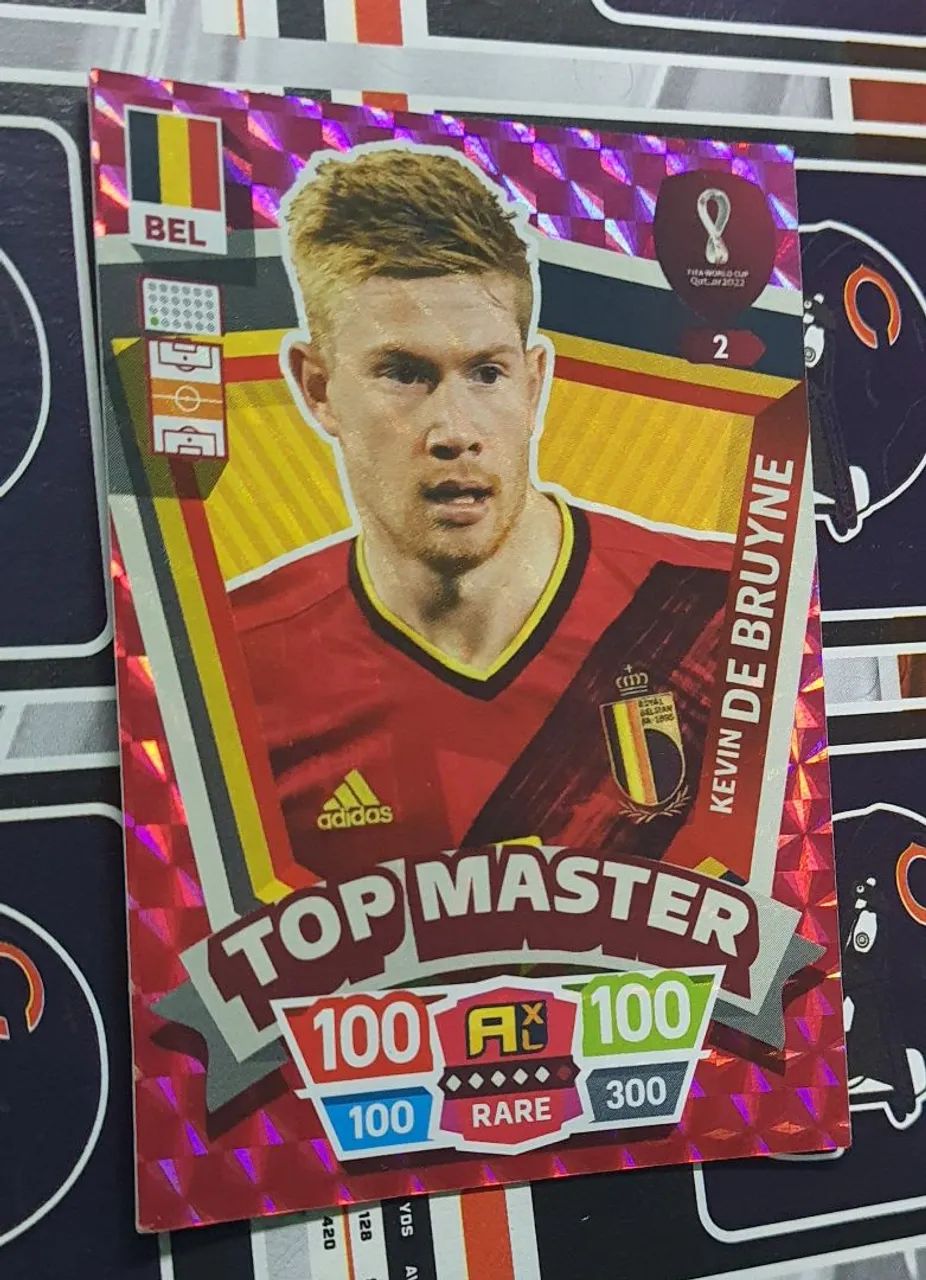 Card Panini Kevin De Bruyne Top Master