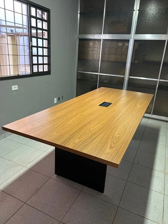 Mesa de Reunião em Madeira -Novo! - Foto 2