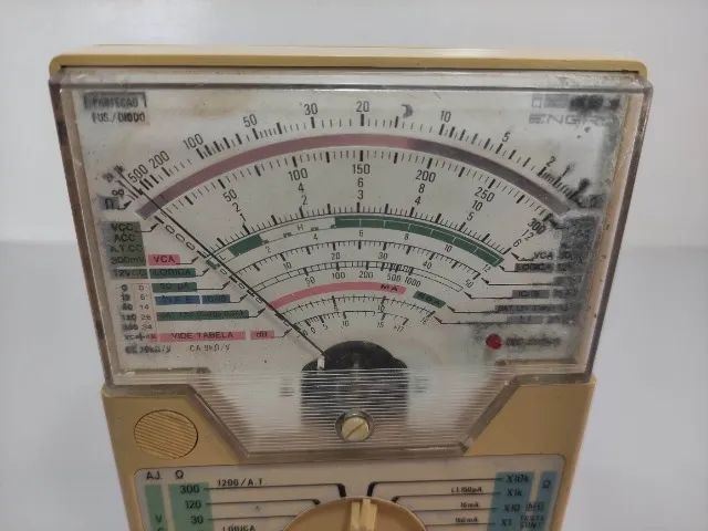 *Defeito *Multímetro Analógico Engro Modelo 484 Antigo Dh3 (Usado) - Foto 3