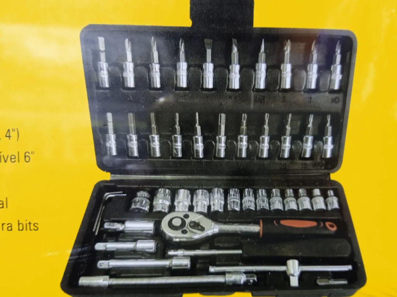 Kit Ferramentas com catraca Marca Eda - Foto 4