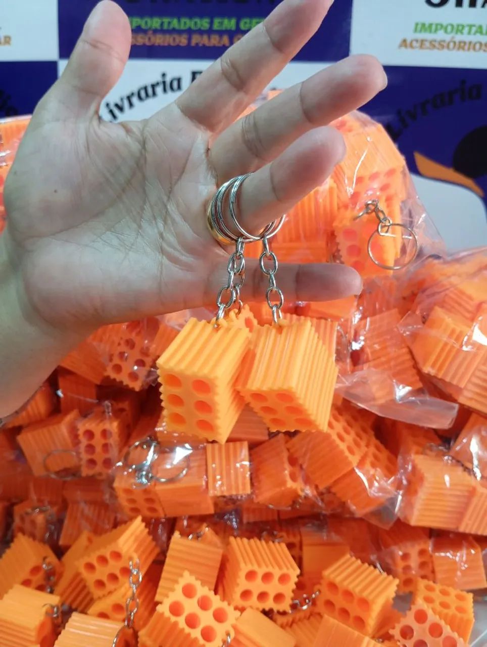 Chaveiro Tijolinho - Promoção 1.99 Cada - Foto 4