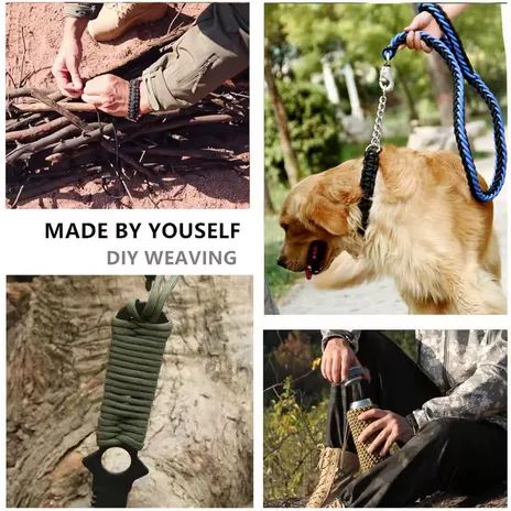 Paracord 30m. Outdoor Camping Paracord, Survival Lanyard, Parachute Rope - Foto 2