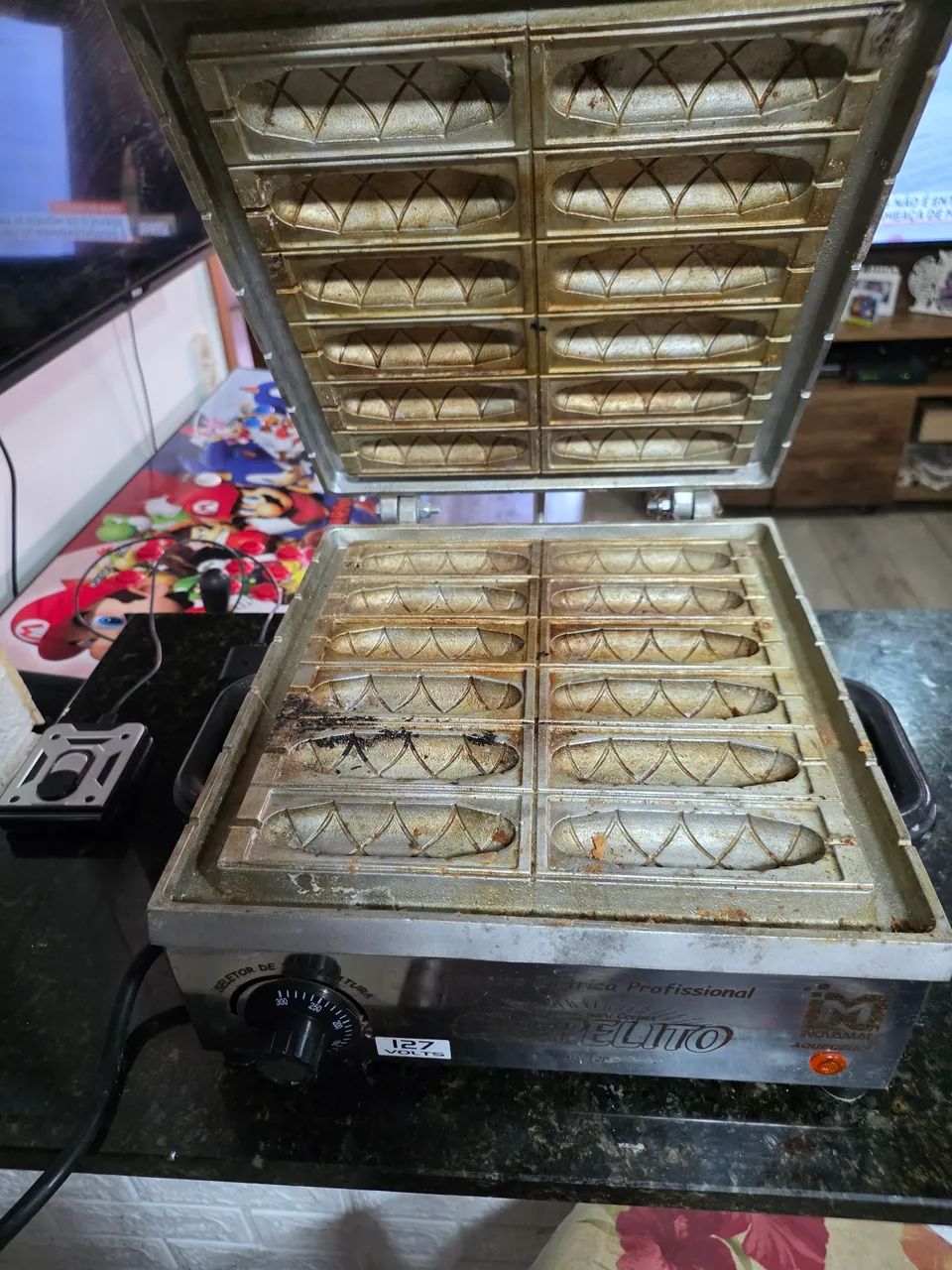 Máquina de fazer crepe