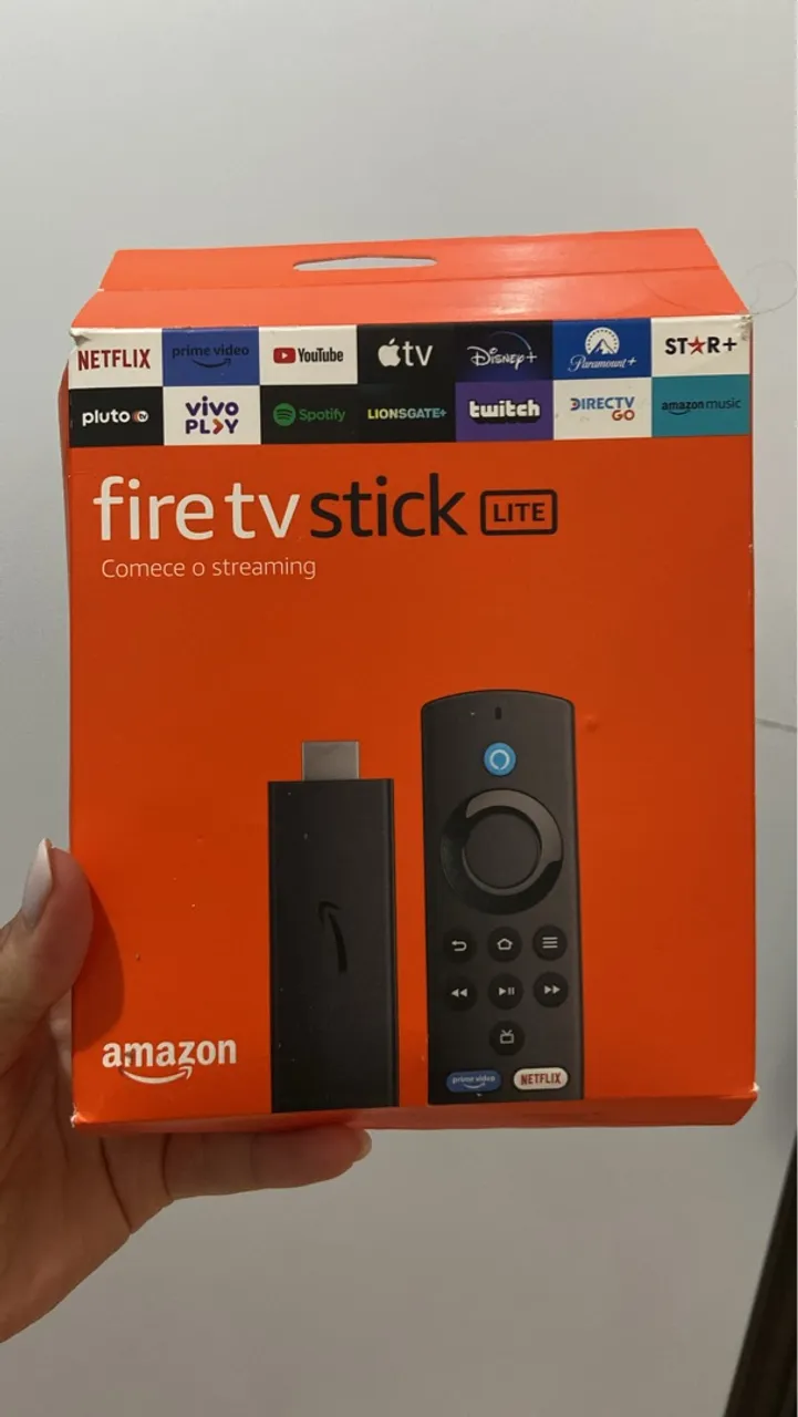 Fire TV Stick  250,00 NOVO *(nunca usado)*