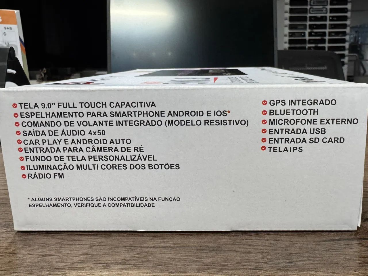 Multimídia 9? Android gps CarPlay e Android auto sem cabos e na promoção  - Foto 4
