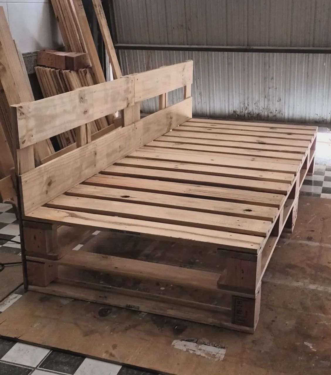 Sofá de Pallet - Novo - Foto 5