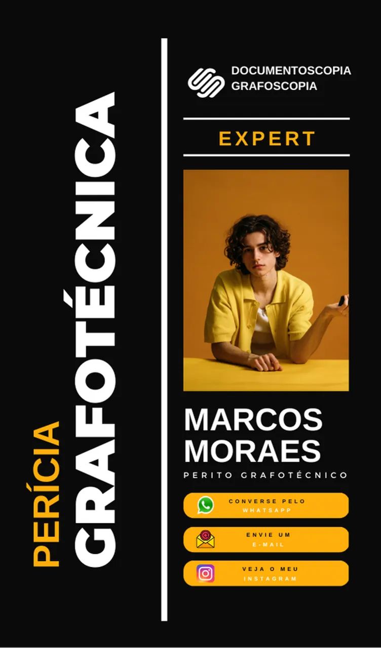 Cartão Interativo Perito Grafotécnico - Com Links Para o Seu WhatsApp, E-mail e Instagram - Foto 5