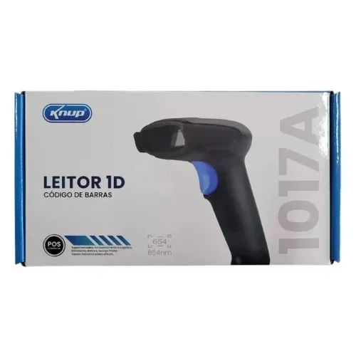 leitor de código de barras knup kp-107a laser usb