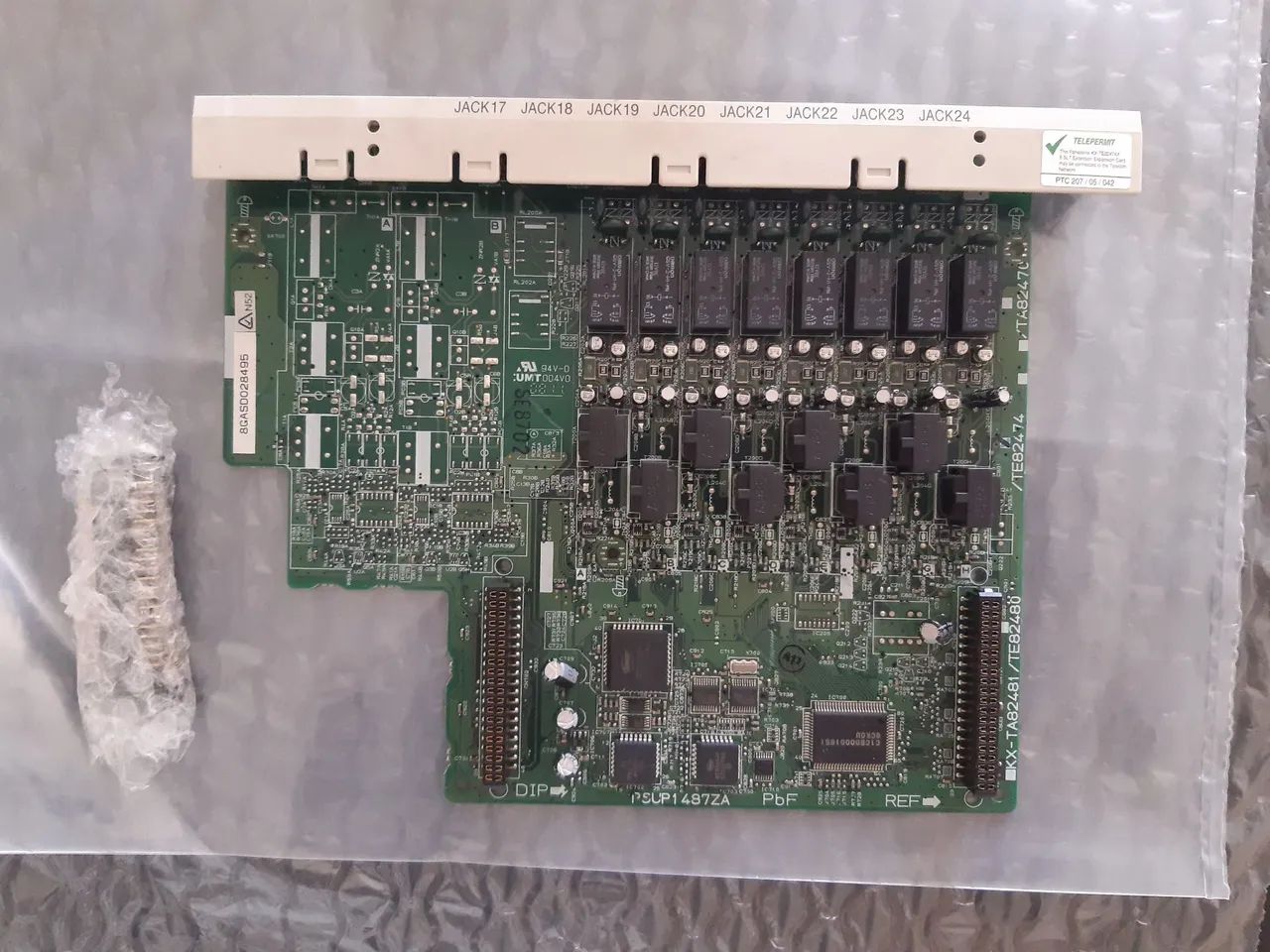 Placa de expansão TES 32 8 ramais analógicos. 