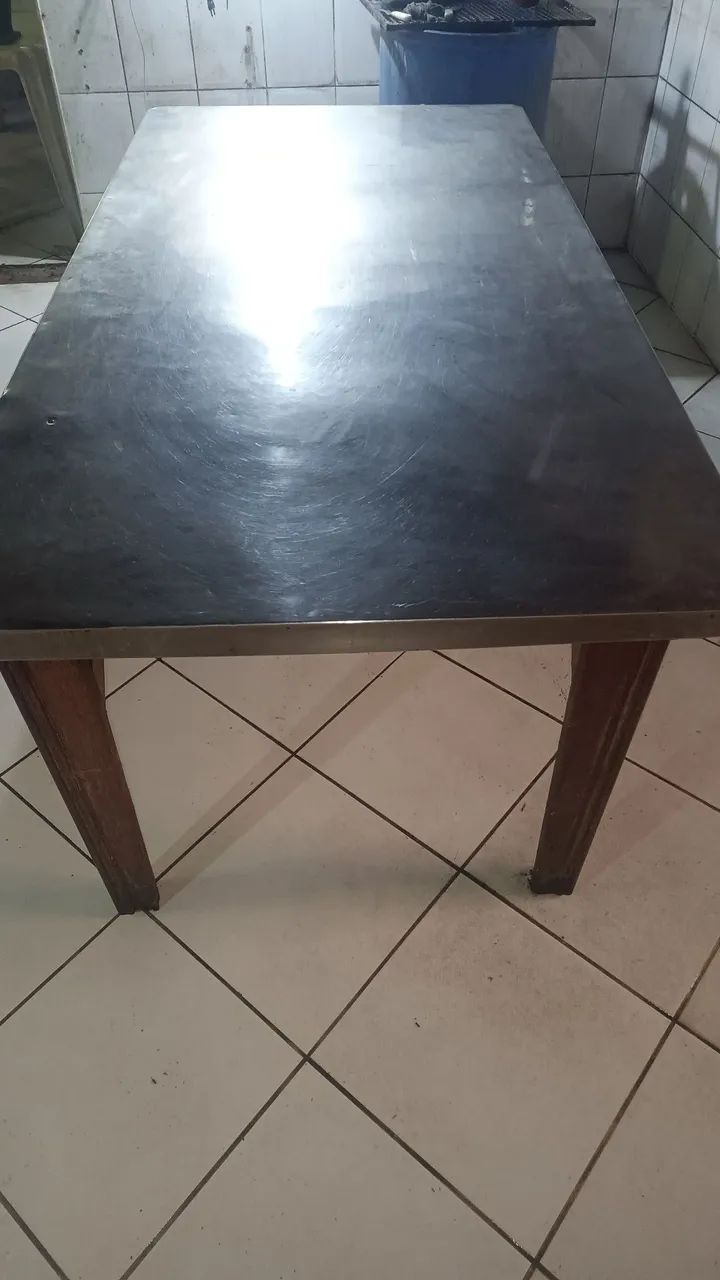 Mesa tampão inox 