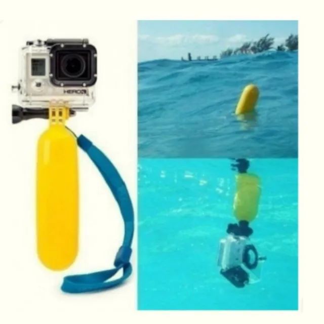 Bastão Flutuante GOPRO SJcam amarelo-pv05 - Foto 6