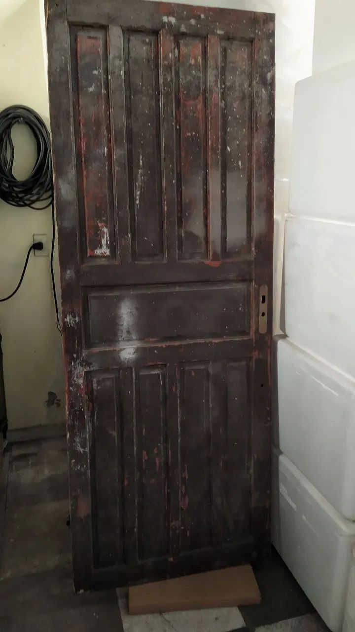 Portas maciças de madeira 2,10×80 - Foto 4