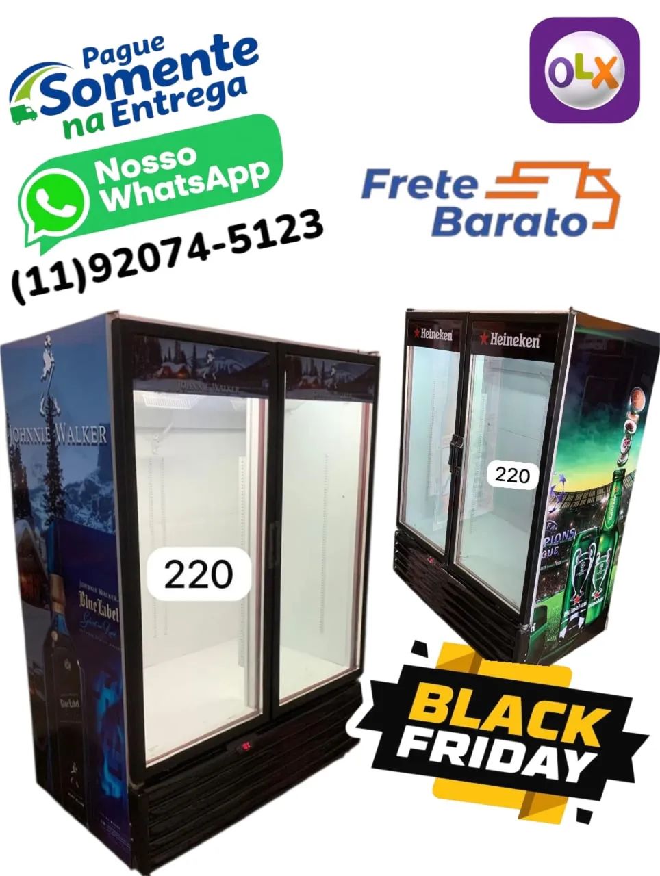 Geladeira Dupla 1100 Litrs Expositora 