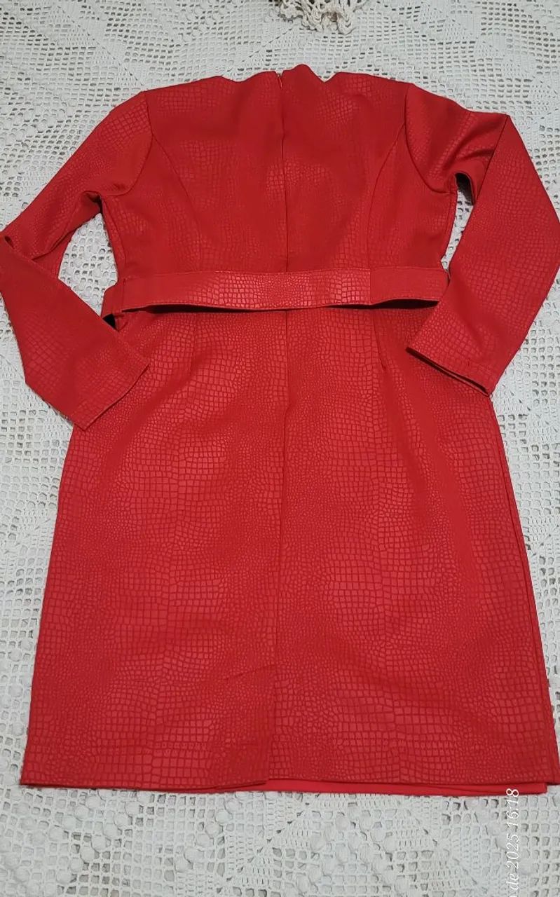 Vestido Vermelho Talita kume  - Foto 3