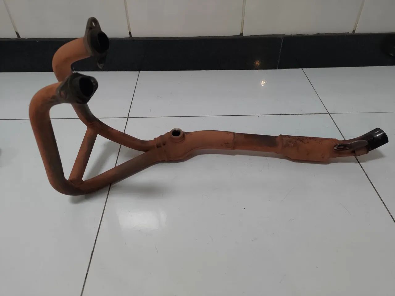 Escapamento, ponteira e rabeta ninja 250 - Foto 2