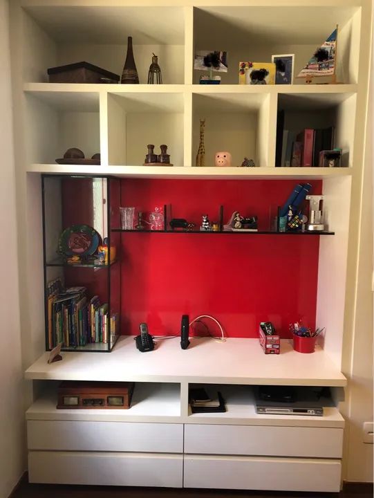 Lindo Móvel de Parede para TV e Livros - Foto 2