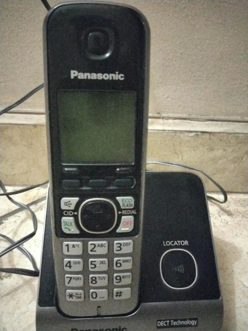 Telefone sem fio Panasonic com base é fonte ( sem Teste ) - Foto 3