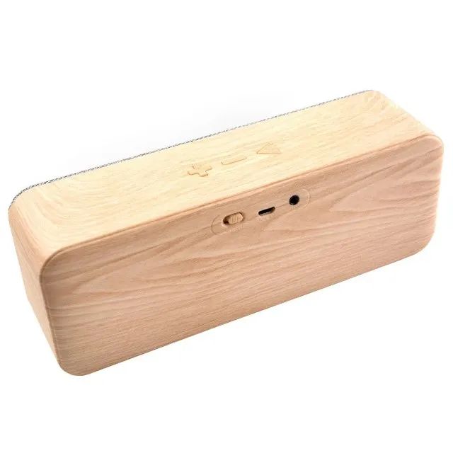 Caixa de Som Bluetooth GT SoundSync em Madeira 6W RMS BT/AUX - WZetta - Foto 4